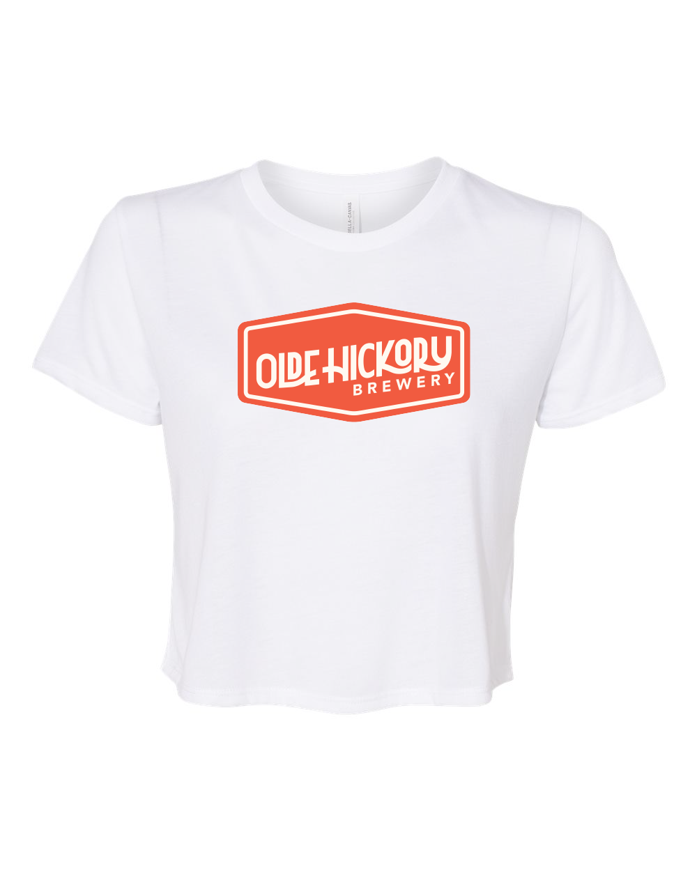 Olde Hickory Brewery Women's Flowy Crop Tee (click for more colors)