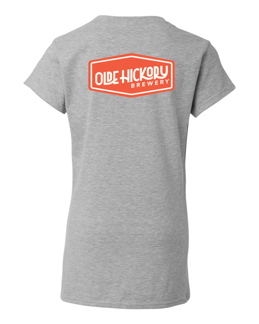 Olde Hickory Brewery Softstyle Women's V-Neck T-Shirt (click for more colors)
