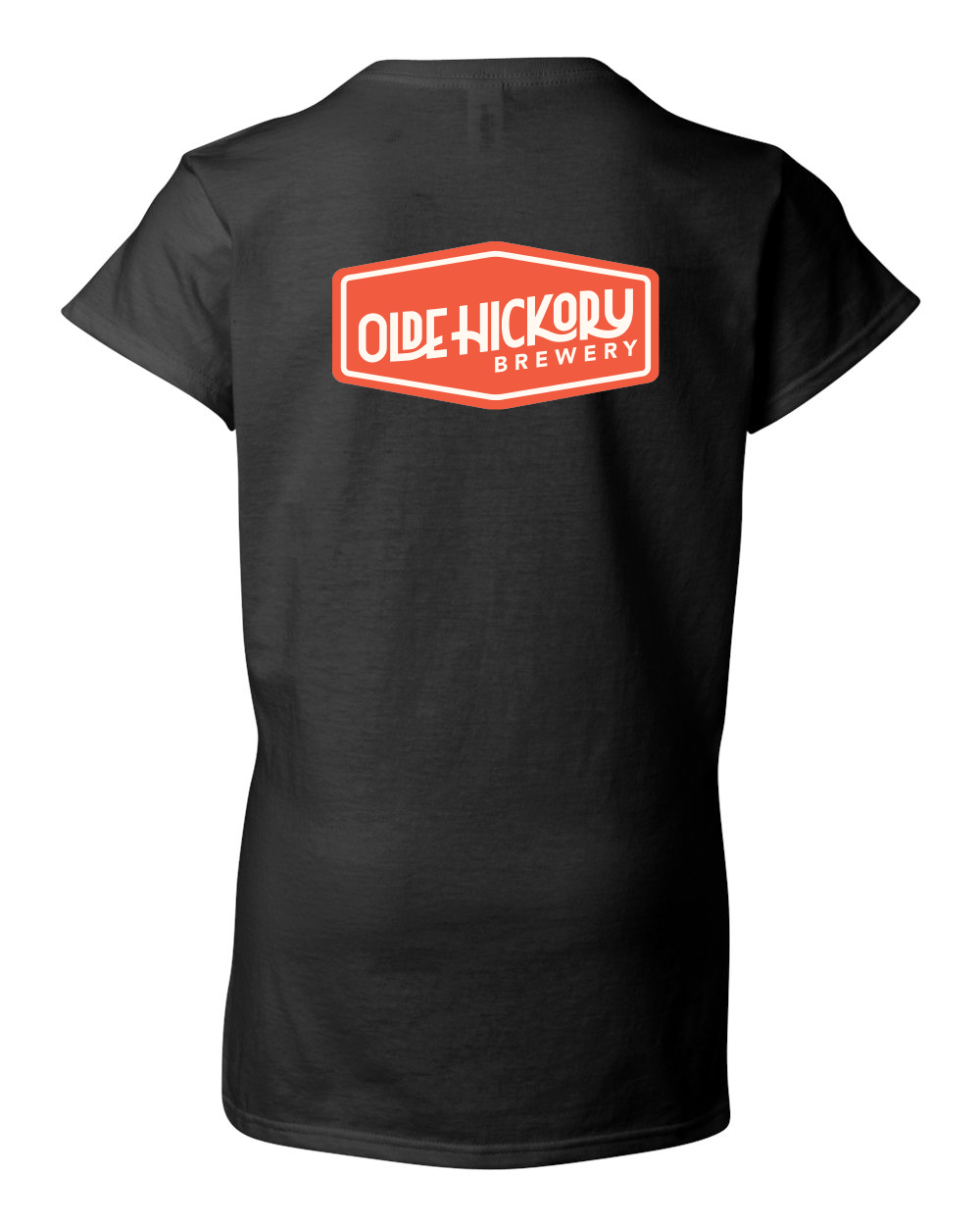 Olde Hickory Brewery Softstyle Women's V-Neck T-Shirt (click for more colors)